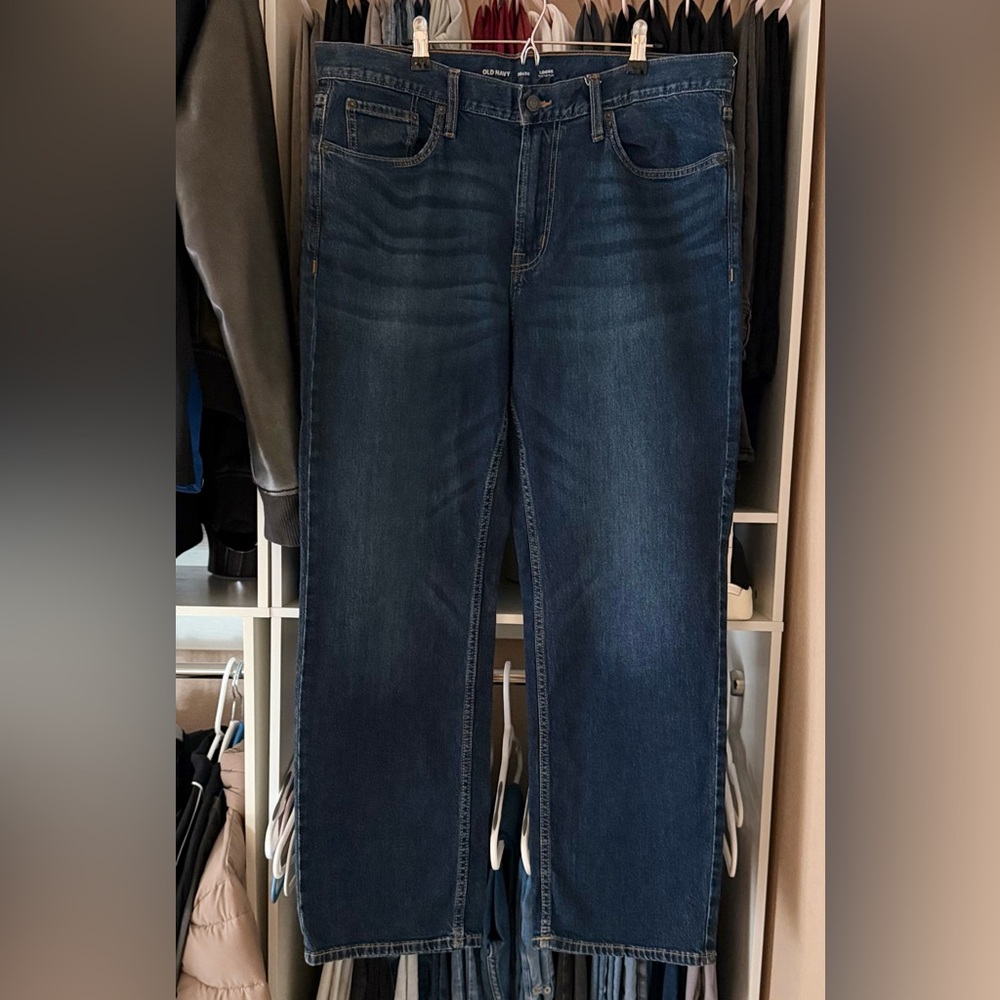 Old Navy Men's Classic Blue Straight Jeans